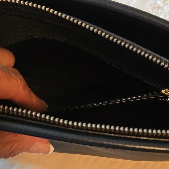 Vintage Coach Sutton Y2K Leather Crossbody Shoulder Bag ZipTop Outside Pockets - Picture 11 of 16